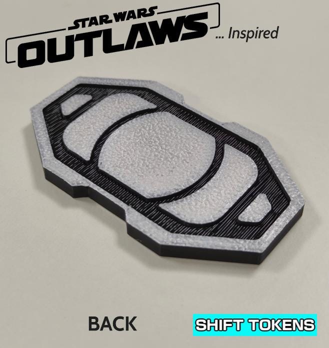 Kessel Sabacc Shift Tokens – Star Wars Outlaws Inspired (Set of 16)