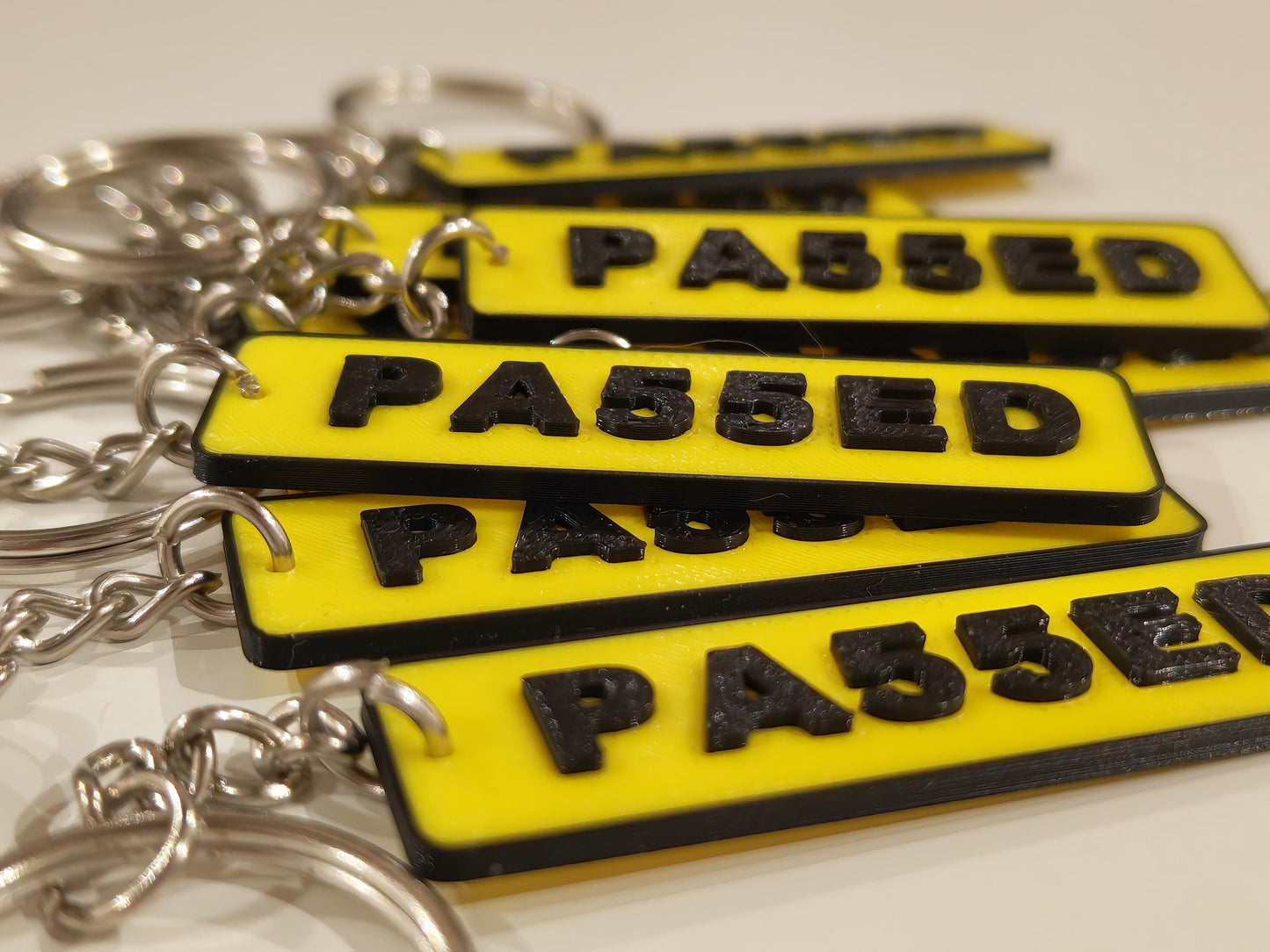 PA55ED - 3D Number Plate Keyring (GB)