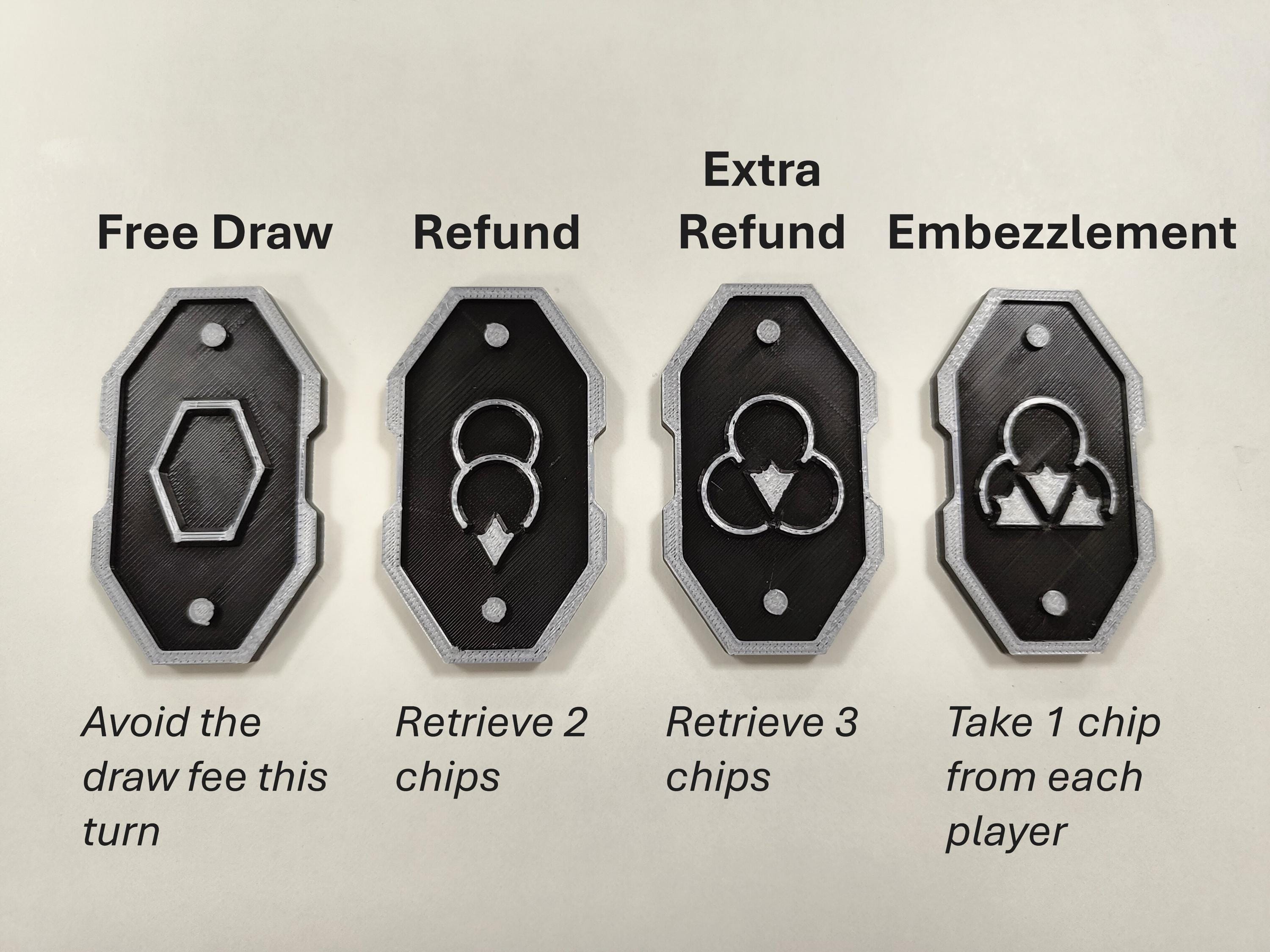 Kessel Sabacc Shift Tokens – Star Wars Outlaws Inspired (Set of 16)