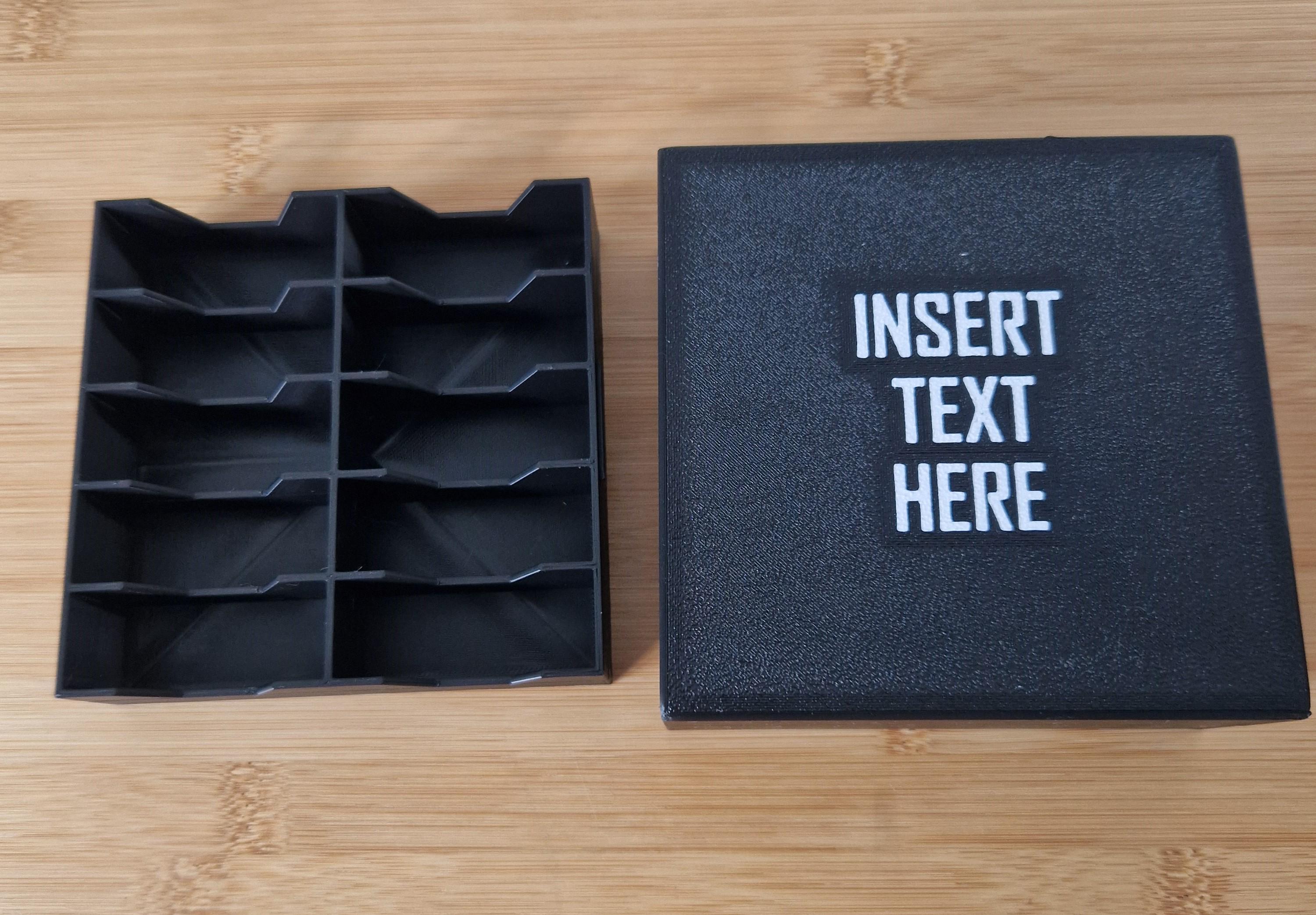 Dog Grooming Clipper Blade Organiser with Personalised Lid (Standard)