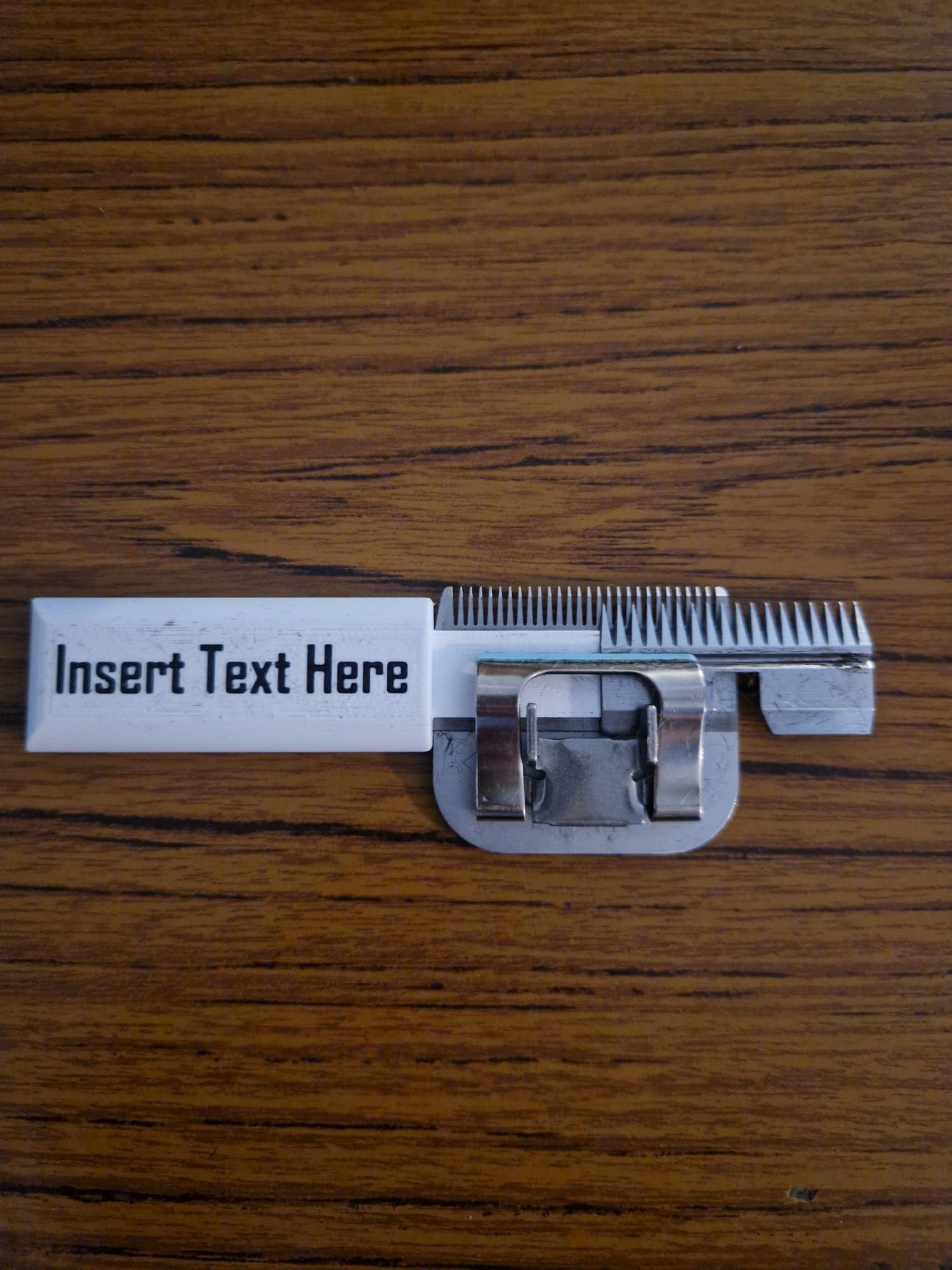 Grooming Blade Push – Easily Remove Clipper Blades | Personalized Handle
