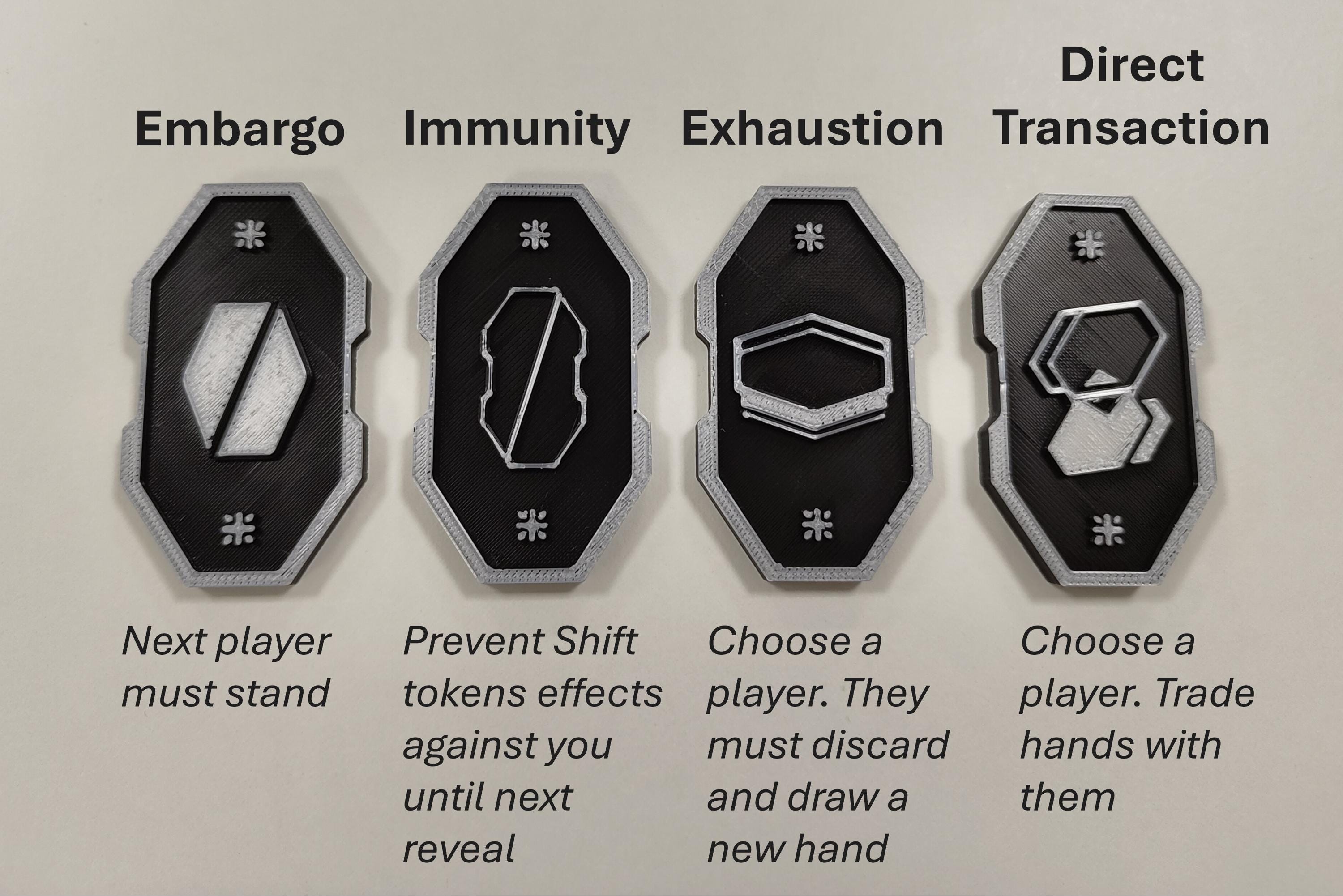Kessel Sabacc Shift Tokens – Star Wars Outlaws Inspired (Set of 16)
