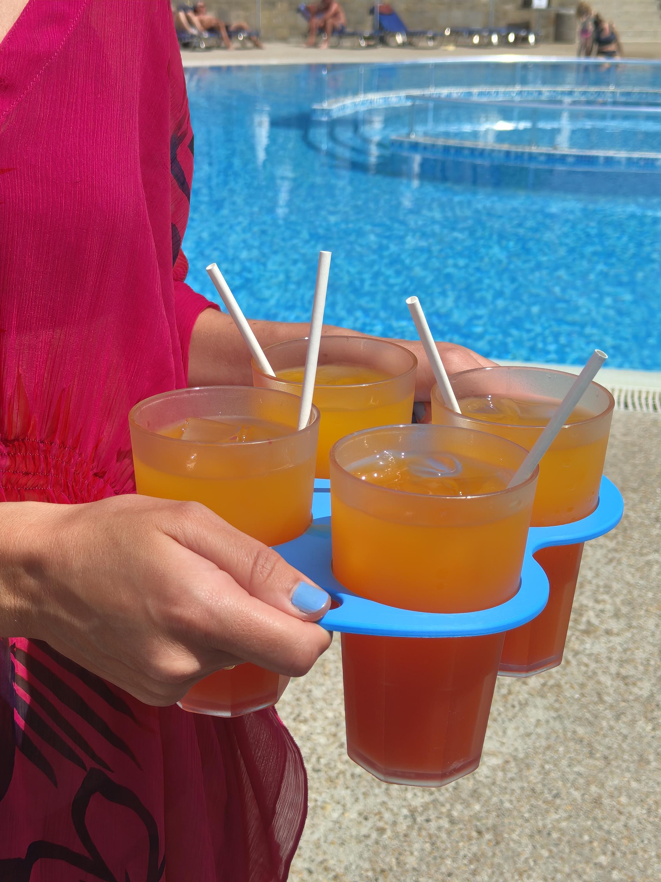 Personalised Holiday Drinks Tray