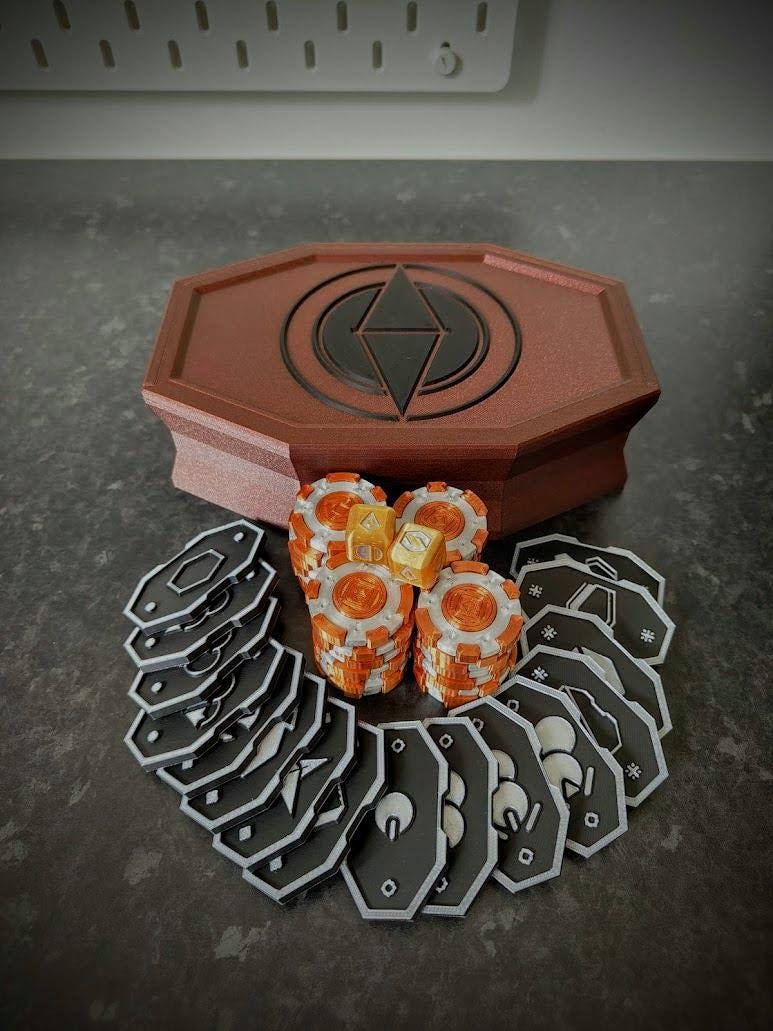 Kessel Sabacc Collectors Case: Dice, Shift Tokens & Tax Credits